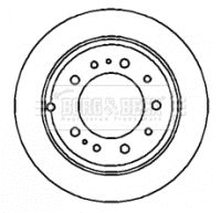 BORG & BECK Тормозной диск BBD4343